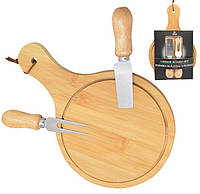Набор для нарезки сыра LineaG Cheese Board Set 4383 HH, код: 2552632