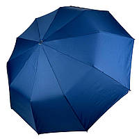 Складной однотонный зонт полуавтомат от Bellissimo антиветер синий М0533-6 z116-2024