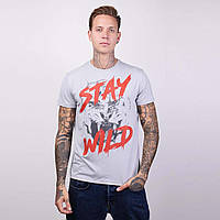 Футболка STAY WILD 991 100000 р.S Fashion Серый MY, код: 8216828