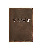Обложка на паспорт DNK Leather Паспорт-H col.G 15,5х9,8 см Коричневая NX, код: 6766936