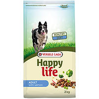 Сухой премиум корм для собак всех пород Happy Life Adult with Salmon лосось 3 кг (54103403108 BM, код: 7765353