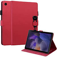 Чохол-книжка Animal Wallet Samsung Galaxy Tab A8 10.5 2021 X200 X205 Cat Червоний GG, код: 8101880