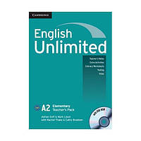 Книга Cambridge University Press English Unlimited Elementary teacher's Pack teacher's Book with DVD-ROM 128 с