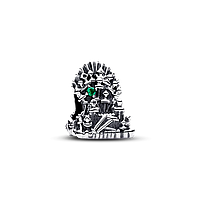 Срібний шарм Pandora Залізний трон Гра Престолів KB, код: 8301189