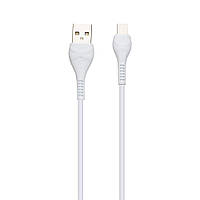 Кабель USB Hoco X37 Cool Power Charging USB - Lightning 2,4 А Белый GG, код: 7848532