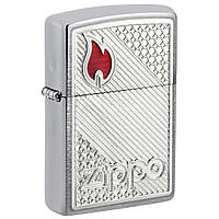 Зажигалка бензиновая Zippo 200 Tiles Emblem (48126) z118-2024