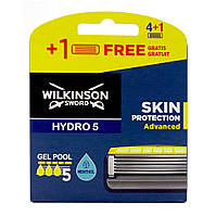 Сменные кассеты для бритья Wilkinson Sword Hydro 5 Skin Protection Advanced 4+1 шт 019891 z117-2024
