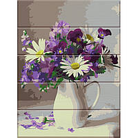 Картина по номерам по дереву "Цветы в кувшине" ART STORY ASW082 30х40 см z117-2024