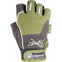 Перчатки для фитнеса и тяжелой атлетики Power System Woman Power PS-2570 XS Green DH, код: 1214626