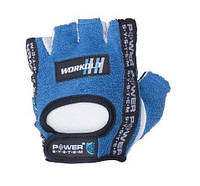 Перчатки для фитнеса и тяжелой атлетики Power System Workout PS-2200 XS Blue DH, код: 1269850