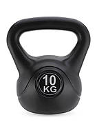 Гиря виниловая Gymtek 10 кг черный KB, код: 7996128