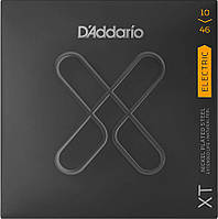 Струны для электрогитары 6 шт D'Addario XTE1046 XT Regular Light 10 46 IN, код: 2660223