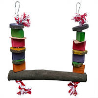 Качели для крупныx попугаев Flamingo Parrot Toy Swing 30x45x33 см (5400274740056) AG, код: 7721184