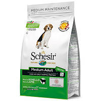 Сухий монопротеїновий корм для дорослих собак середніх порід Schesir Dog Medium Adult Lamb з я NX, код: 7765452