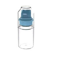 Бутылка для масла с силиконовой кисточкой прозрачная голубая 150 мл Stenson WW01059 BM, код: 8251100