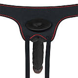 Чорний жіночий страпон на ремінцях Lovetoy Easy Strapon Set 7.5 KB, код: 7837747, фото 8