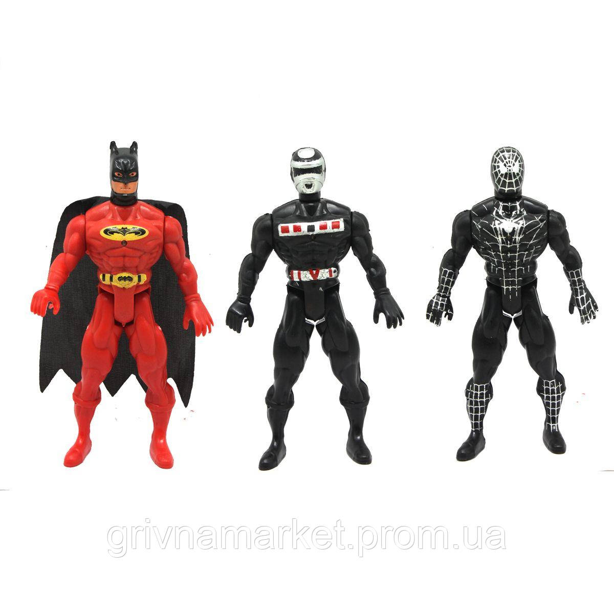 Набір фігурок супергероїв 3 штуки MiC (2016A-3) GM, код: 8039801