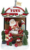 Композиция новогодняя Santaapos Toy Store с LED подсветкой полистоун Bona DP69431 DH, код: 6869769