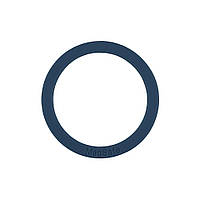 Магнитное кольцо пластина Wuw Silicone MagSafe 0.6 мм iPhone 12 13 Dark blue BM, код: 8217584
