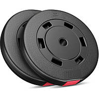 Набор из композитных дисков Hop-Sport Premium SET D-20 2х10 кг AG, код: 6597095