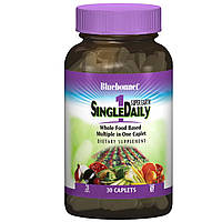 Мультивітаміни з залізом Bluebonnet Nutrition Single Daily 30 капсул BM, код: 1845322