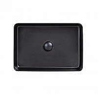 Раковина підвісна моноблок Qtap Tern Matt Black QT1711A055MB SD00045923 UL, код: 6963129