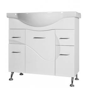 Тумба з умивальником Ювента Франческа Ф5-100 біла