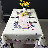 Скатерть тефлоновая Мир Текстиля Кролик 140х170 см Разноцветный BM, код: 8404699