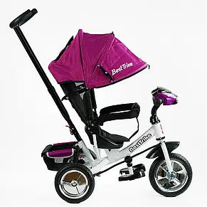 Велосипед триколісний дитячий з батьківською ручкою Best Trike 6588 / 64-973 (колеса спінена гума, USB, музика, світло), фото 4