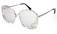 Солнцезащитные очки женские Новая линия (Металл) 1779-C4 Серый LW, код: 7944175