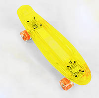 Скейт Пенні борд Best Board Yellow (04526) ET, код: 6978548