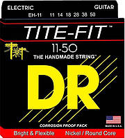 Струны для электрогитары DR EH-11 Tite-Fit Nickel Plated Heavy Electric Strings 11 50 PR, код: 6555896