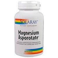 Микроэлемент Магний Solaray Magnesium Asporotate 120 Veg Caps SOR-04621 PZ, код: 7705568
