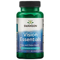 Смесь экстрактов Swanson Vision Essentials 60 Veg Caps NB, код: 7566705