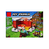 Конструктор детский Minecraft Bambi MG691 с фигуркой героя Вид 7 ET, код: 8323604