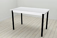 Стол кухонный Ferrum-decor Бенита 75x120x80 Черный ДСП Белое 16мм (BEN0015) TR, код: 6831828