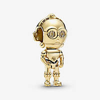 Серебряный Шарм Pandora Shine Дроид C-3PO Звездные Войны 769244C01 BM, код: 7360975