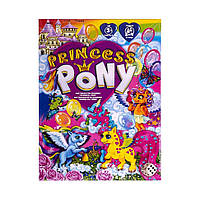 Настольная развлекательная игра Princess Pony Danko Toys DTG96 бродилка GT, код: 8258636