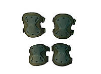 Тактический комплект наколенники и налокотники на резинках HMD One size Хаки 137-26724 IN, код: 7621040