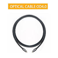 Оптичний аудіокабель Toslink 1.8 м OD4.0 SPDIF Optic Cable DTS DD5.1