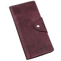 Бумажник женский вертикальный из винтажной кожи SHVIGEL 16178 Бордовый NX, код: 1674591