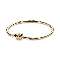 Серебряный браслет Pandora двухцветный с паве 17 QT, код: 8301844