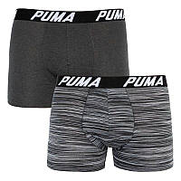 Трусы-боксеры Puma Bold Stripe Boxer L 2 пары gray (501002001-200) PR, код: 2467383