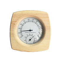 Термометр для бани и сауны сосна PRO 9 Бежевый DH, код: 8188874