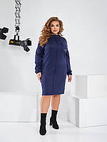 Жіноче плаття демісезонне Sofia SF-482 Синій 52-54 NX, код: 8347591