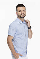 Рубашка однотонная мужская Stendo 235044 L Голубой (2000989740315) z113-2024