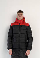 Зимняя куртка Европейка Nike красно-черная L (1591263866 2) UL, код: 7768690