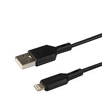 Кабель USB Borofone BX70 USB - Lightning 2,4А 1м Черный PZ, код: 7633937