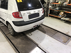 Фаркоп Hyundai Getz 2005-2010 (Хендай Гетц) польський, гак на болтах