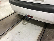 Фаркоп Hyundai Getz 2005-2010 (Хендай Гетц) польський, гак на болтах, фото 4